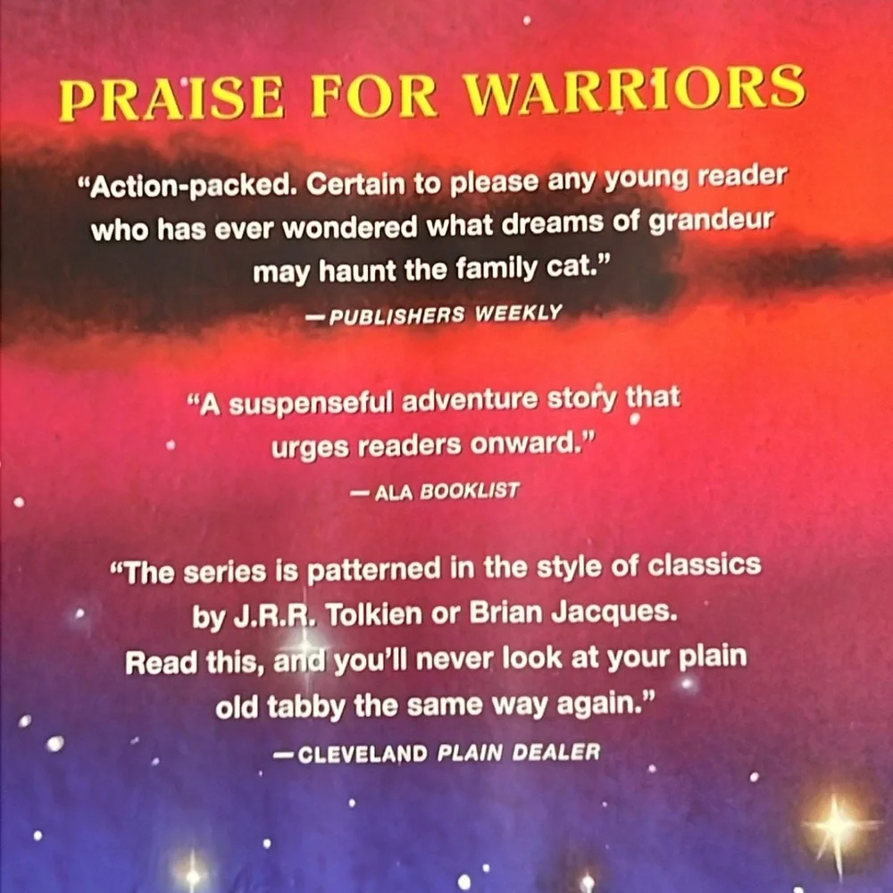 🌞 Warriors 5 different books from The New Prophecy series by Erin Hunter